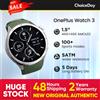 OnePlus Versione globale OnePlus Watch 3 Smart Watch Display AMOLED LTPO da 1,50 pollici Processore Snapdragon W5 Sistema di usura GPS a doppia frequenza - Nero 46 mm