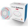 SENCKIT Tuya Zigbee Gateway Hub - Bridge WiFi Smart Home, centro di controllo domotico da remoto smart home per tutti i prodotti Tuya ZigBee, compatibile con Alexa Google Assistant e Smart Life App (Gateway)