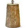 XMAS Base Tronco Cm. 45 Realistica in Resina Effetto Legno per Alberi di Natale