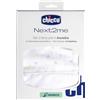 CHICCO PESANTE Set Lenzuola Culla 2 pazzi sopra-sotto in Bambù per Next2Me -Foliage