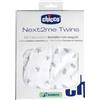 CHICCO PESANTE Set Lenzuola Culla 2 Pezzi con Angoli in Bambù per Next2Me - Greenery