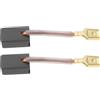 EMSea 2x Spazzole Di Carbone Per Trapano A Percussione 6,3x8x13mm N058083 Compatibile Con DeWalt D25123K D25103K D25223K