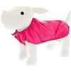 FERRIBIELLA Impermeabile Pocket Fuss in the Rain per Cani - Fucsia, 60 cm