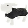 FERRIBIELLA Impermeabile Pocket Fuss in the Rain per Cani - Nero, 70 cm
