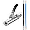 Fyfjur Testina Ingrassatore Professionale, G Grasso Pistola Accoppiatore con 2 Pezzi Tubo da 30cm, Adatto per Tutte Le Pistole A Grasso M6 M8 M10 M12 M14