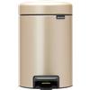 BRABANTIA PATTUMIERA A PEDALE, 3 LT NEWICON ORO METALLIZZATO