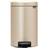 BRABANTIA PATTUMIERA A PEDALE, 12 LT NEWICON ORO METALLIZZATO