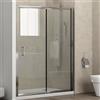 KAMALU Box doccia a nicchia 150cm altezza 180cm K410N