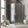 KAMALU Box doccia 110x70 vetro buccia d'arancia altezza 180cm K410NS