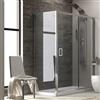 KAMALU Box doccia angolo 160x70 cm trasparente altezza 180cm K410NS