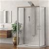 KAMALU Box tre lati 70x120x70 altezza 180 cristallo trasparente K410