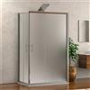 kamalu box doccia tre lati 80x100x80 vetro opaco apertura angolare kf1000