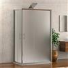 kamalu box doccia tre lati 80x110x80 vetro opaco apertura angolare kf1000