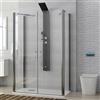 kamalu box doccia 3 lati 80x120x80 apertura saloon modello k3-saloon