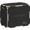 SPORTNOW Plyo Box 3 in 1 in legno, antiscivolo senza spigoli con aperture per maniglie, 61/51/40,5 cm, Nero | Aosom Italy