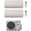 Daikin Climatizzatore 7000+7000 CTXF20F CTXF20F 2MXF50A(9) Dual Split 7+7 Sensira R-32 WIFI Incluso/Integrato