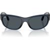 Ray-Ban Occhiali da Sole RJ9189S 719687 Mini Balorama Blu Trasparente/Grigio Scuro Bambini