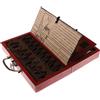 Set di pezzi degli scacchi cinesi in legno Gioco da tavolo pieghevole Gioco del