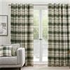Fusion - Balmoral Check - Coppia di tende con occhielli - 229 x 229 cm, colore: verde