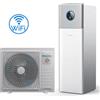 Hisense Pompa di calore Hisense R32 8,9 kW HI-THERMA INTEGRA con accumulo ACS integrato da 230L con unità esterna AHW-060HCDS1 e unità interna AHS-060HCDSAA-23 per riscaldamento/raffrescamento e ACS Classe A+++(35°C)/A++(55°C) - Primo avviamento incluso
