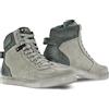 SHIMA SX-2 EVO Scarpe Moto Uomo - Stivali Moto in Pelle, Traspirante, Rinforzato con Supporto della Caviglia, Suola Antiscivolo, Impugnatura per il Cambio di Marcia (Grigio, 44)