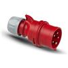 PCE 015-6 Shark Spina CEE 16A 5 Poli 400V IP44 Spina Industriale Rossa