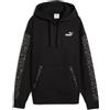 PUMA Felpa con cappuccio Puma con stampa animalier Essentials da donna