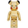 Medicom Toy BE@RBRICK Pikachu GOLD CHROME Ver 1000% Medicom Toy Pokemon Bearbrick Figure Toy