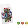 Astuccio con 28 dadi colorati 16 mm - dal negro
