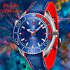 PAGANI DESIGN V2 Orologio automatico da uomo classico di lusso impermeabile Orologio meccanico da uomo in vetro zaffiro delle migliori marche Relojes regalo - Blue red blue