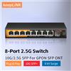 keepLiNK Rete Ethernet KeepLiNK a 8 porte da 2,5 Gbps con plug and play non gestito SFP+ da 1-10 Gb - Switch with EU Plug
