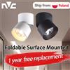 CHENBEN Faretto da incasso a LED pieghevole 220V Faretto a LED per soggiorno Lampada da soffitto da cucina COB Faretto da soffitto a montaggio superficiale -
