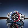 PAGANI DESIGN Top Brand Uomo Orologi da polso meccanici Luxurys Lunetta in ceramica GMT Orologi Orologio automatico impermeabile da 100 m per uomo - Black Blue