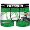 Freegun Boxer da uomo Mario Bros Kart Luigi Microfibra multicolore