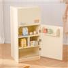 Robotime Robud Frigo giocattolo in legno Frigorifero cremoso Set da cucina con accessori Set da gioco da cucina interattivo per bambini - creamy refrigerator
