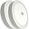 LED ATOMANT Plafoniera LED ATOMANT a superficie rotonda da 20 W con sensore di movimento e sensore crepuscolare, 1800 lumen, si accende solo di notte, luce bianca fredda 6500 K, accensione automatica, ideale per -