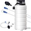 SucceBuy 6.5L/15L Estrattore di fluidi pneumatico con tubo di aspirazione Cambio olio Pompa carburante per l'evacuazione del vuoto dei fluidi automobilistici