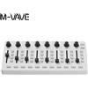 M-VAVE SMC-Mixer Controller MIDI wireless Console di missaggio Connessione BT Batteria Tipo-C Alimentazione USB per Windows/Mac/Ios/Android - SMC-PAD Pocket White