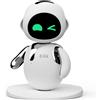 Eilik Chrome Silver - Giocattoli interattivi touch da scrivania, simpatici robot animali domestici con emozioni abbondanti. Animazioni divertenti e mini-giochi -