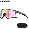 Kapvoe Nuovi occhiali da sole per bici da esterno per bicicletta Uomo Donna Sport Tempo libero Guida Occhiali da ciclismo su strada Occhiali da equitazione UV400 da montagna