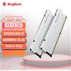 KingBank Silver DDR5 RAM Kit 16 GB / 32 GB (2x16 GB) Memoria da gioco desktop overclocking da 6000 MHz Compatibile con Intel XMP 3.0 e AMD Expo -