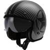 LS2, Casco Moto Jet BOB II CARBON STAR Black, XS