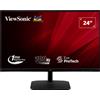 ViewSonic VA2432-MHD-3 Monitor IPS Full HD da 24 con 100 Hz, DisplayPort, HDMI e VGA