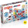 Geomag Magicube Word Building 16 cubi + 63 Clip Gioco di Costruzione Magnetico Bambino, Regalo Bimbo Bimba 1 2 3 4 5 6 Anni, 100% plastica Riciclata, educativo Montessori, cubi magnetici