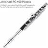 J Michael PC-400 Piccolo strumento musicale a fiato meccanismo elettrico plac...
