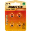 Aigostar Batteria bottone Aigostar 1,5V LR621 Zinco manganese confezione da 4 pile