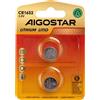 Aigostar Batteria bottone Aigostar 3V CR1632 Litio confezione da 2 pile