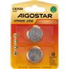 Aigostar Batteria bottone Aigostar 3V CR2430 Litio confezione da 2 pile
