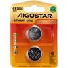 Aigostar Batteria bottone Aigostar 3V CR2450 Litio confezione da 2 pile