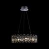 Illuminati Lighting ARCADIA Lampada a sospensione ovale 8 luci, oro, 8 lampadine x G9 (escluse), l 82 p 27,5 h 150cm
